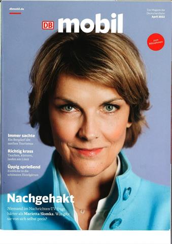 Titelseite DB mobil - Das Magazin der Deutschen Bahn
